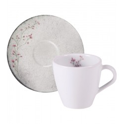 Xícara Para Chá 200ml Floralis Porcelana Tramontina
